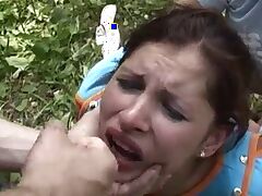 Teen Babe Is Raped Outdoor By A Pervert Couple